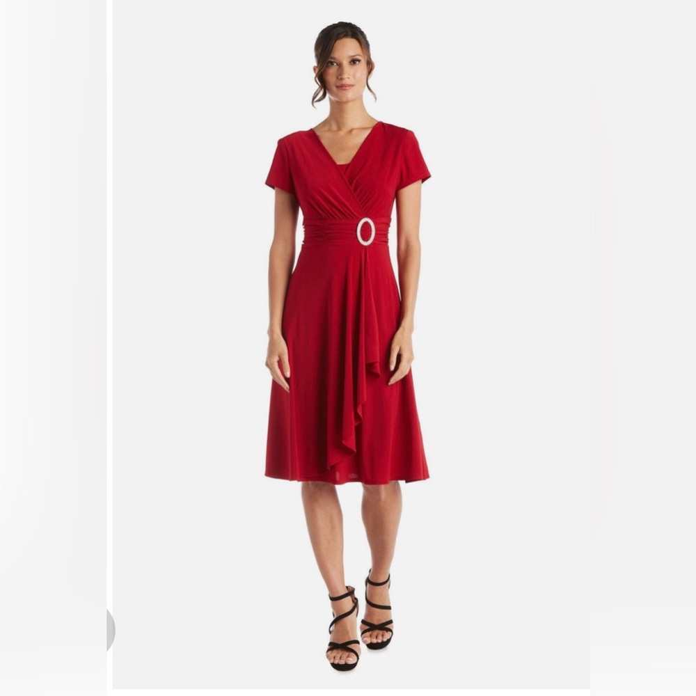 R&M Richards Size 10 Red Dress